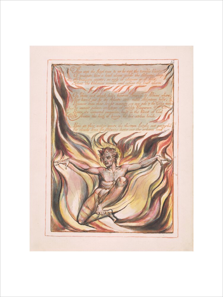 Thus wept the Angel voice - Art print