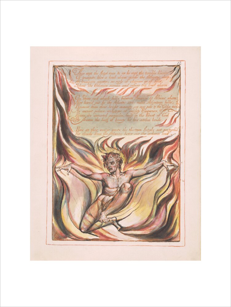 Thus wept the Angel voice - Art print