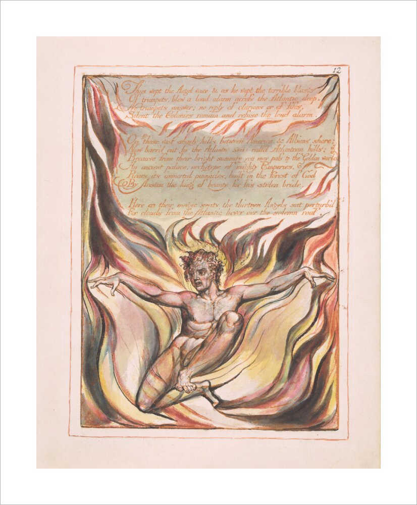 Thus wept the Angel voice - Art print