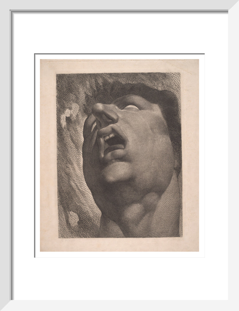 Head of a Damned Soul - Art print