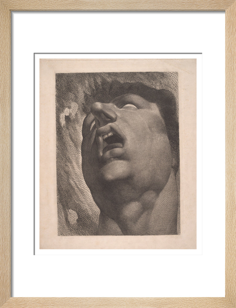 Head of a Damned Soul - Art print