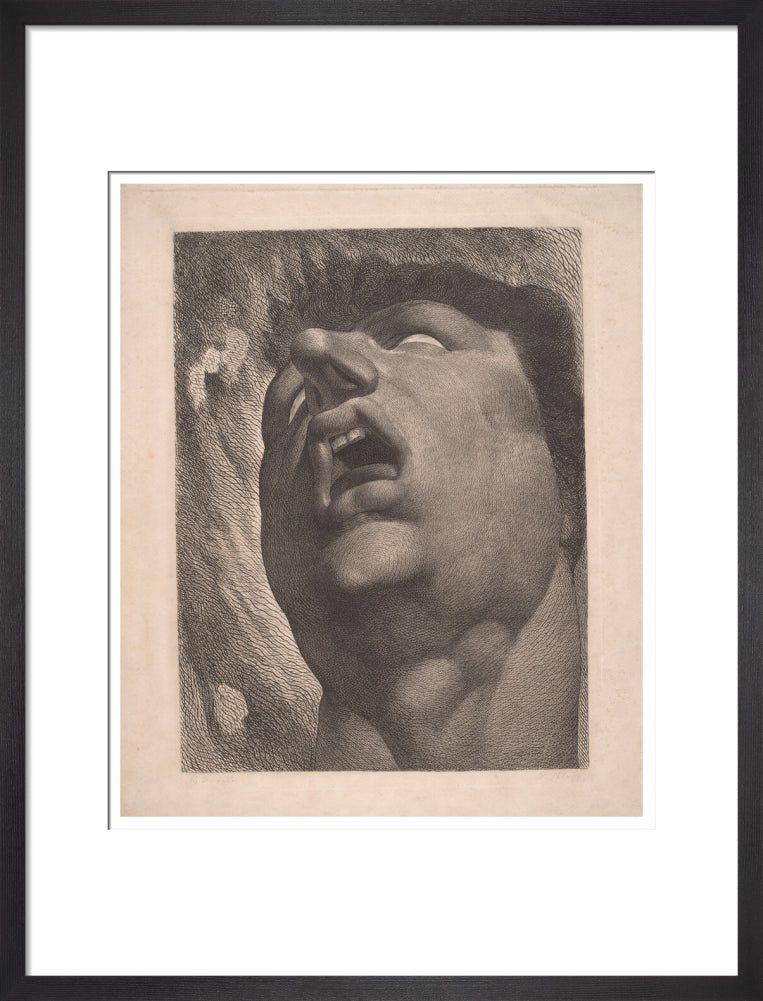 Head of a Damned Soul - Art print