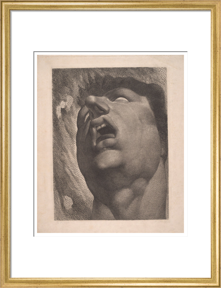 Head of a Damned Soul - Art print