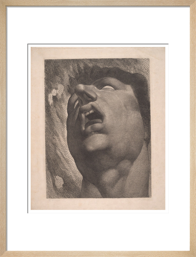 Head of a Damned Soul - Art print