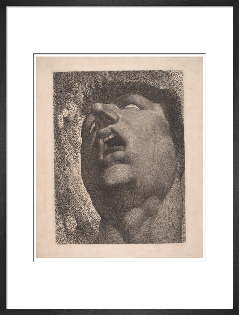 Head of a Damned Soul - Art print