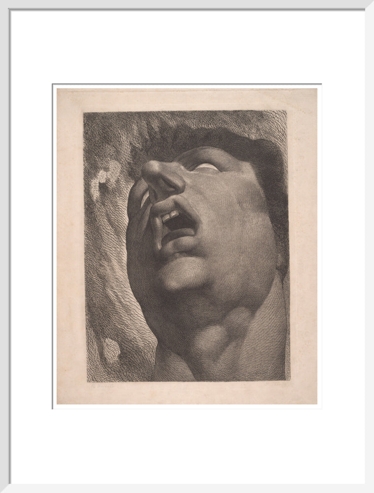 Head of a Damned Soul - Art print