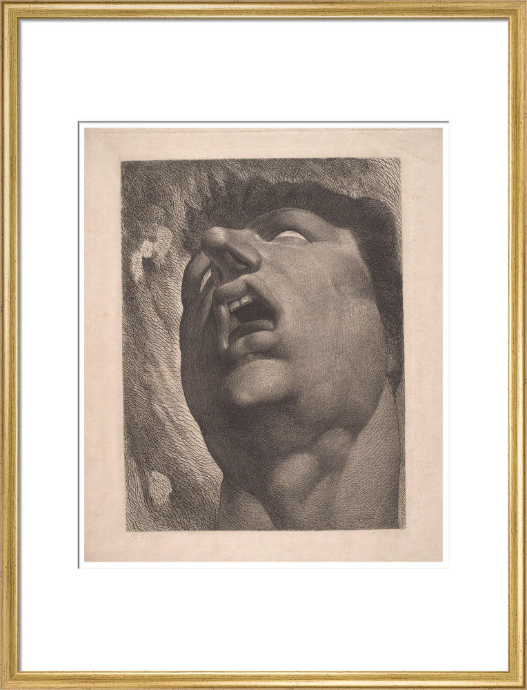 Head of a Damned Soul - Art print