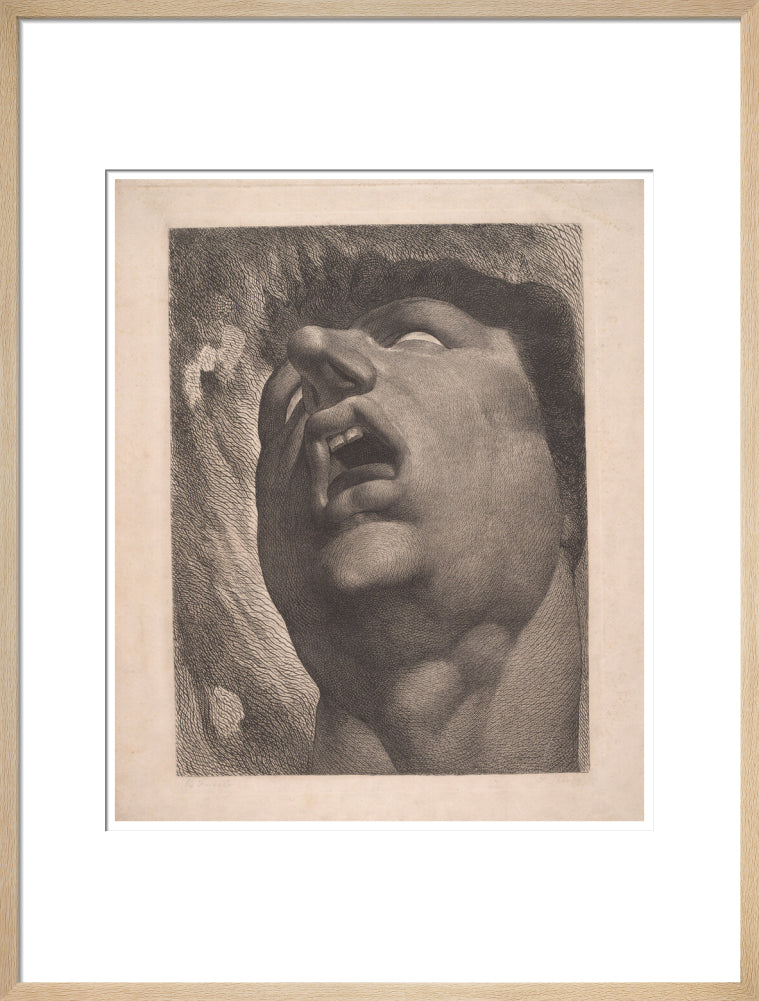 Head of a Damned Soul - Art print