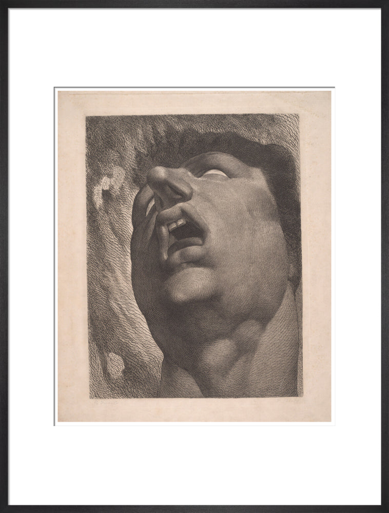 Head of a Damned Soul - Art print