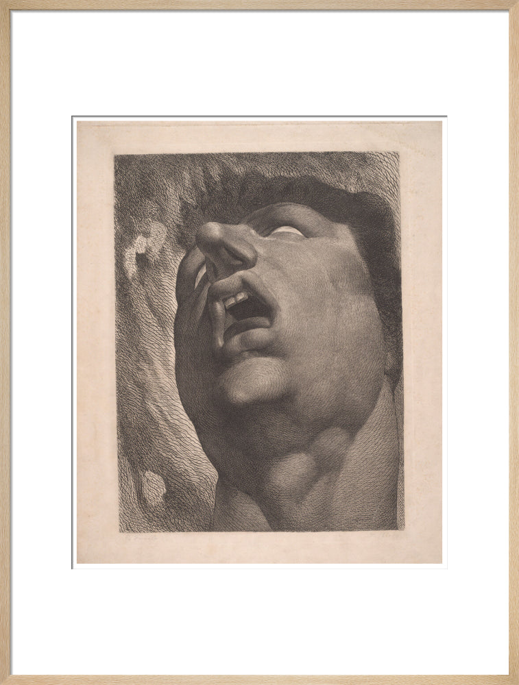 Head of a Damned Soul - Art print