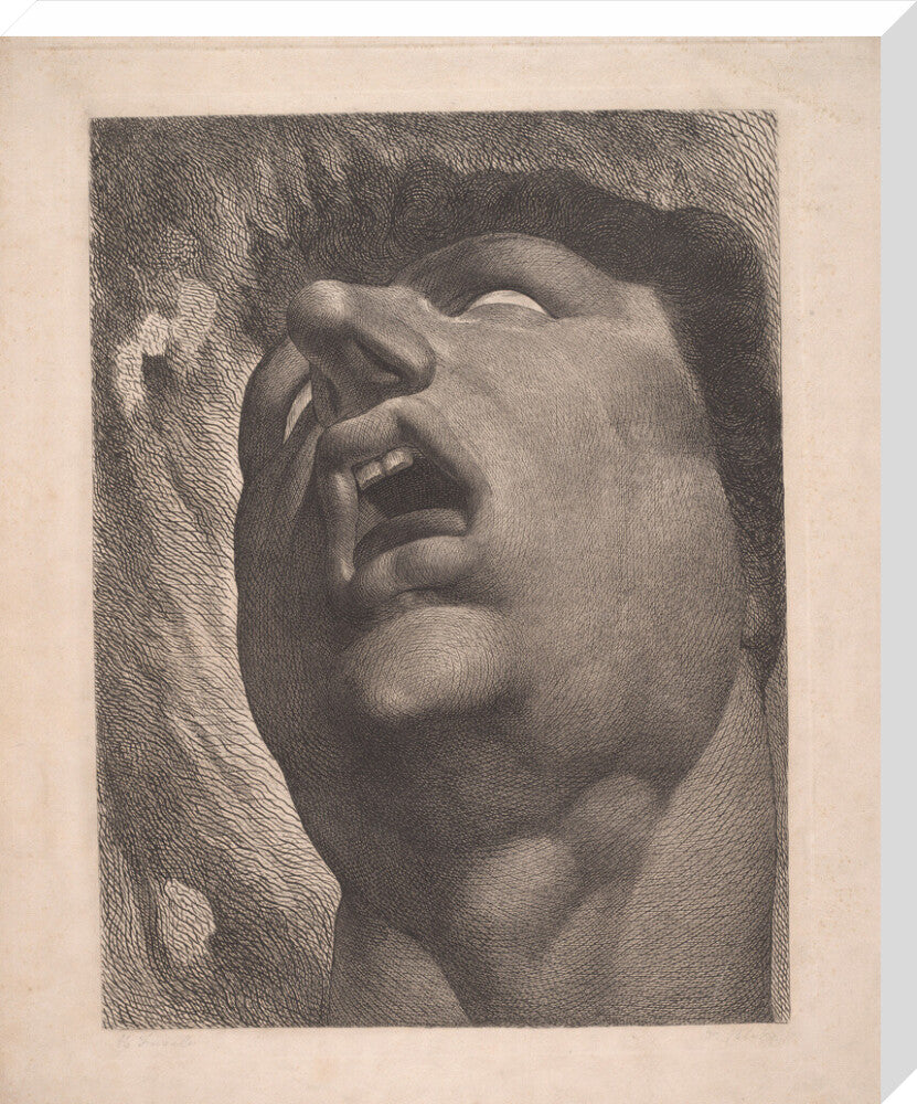 Head of a Damned Soul - Art print