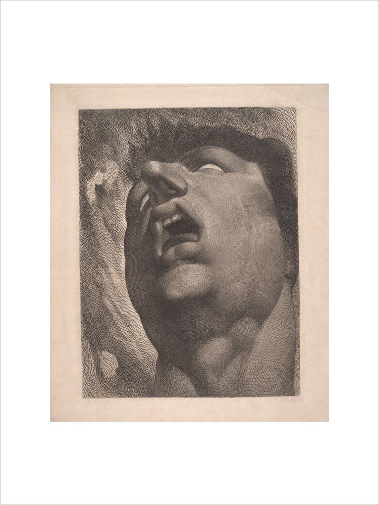 Head of a Damned Soul - Art print