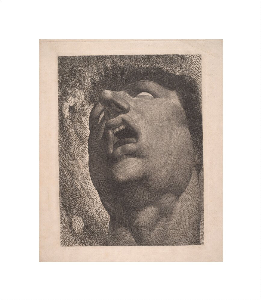 Head of a Damned Soul - Art print