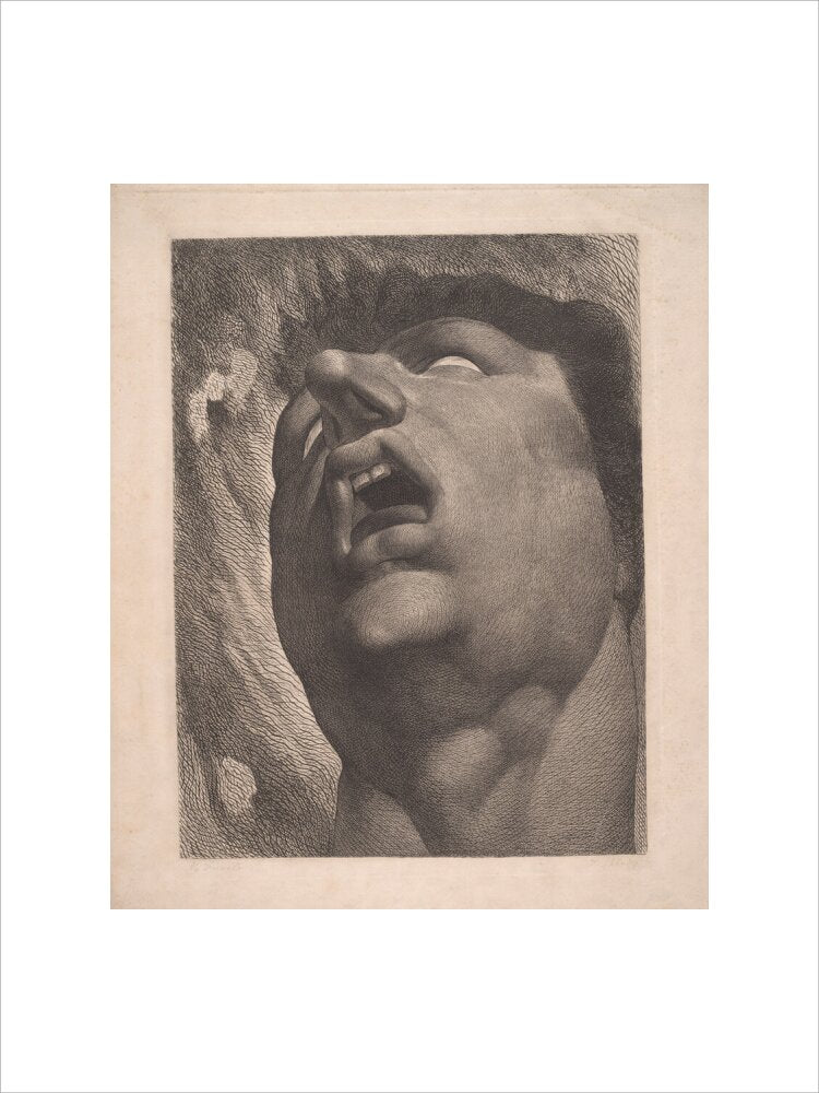 Head of a Damned Soul - Art print