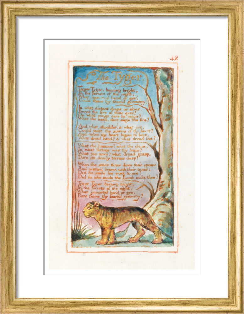 The Tyger - Art print