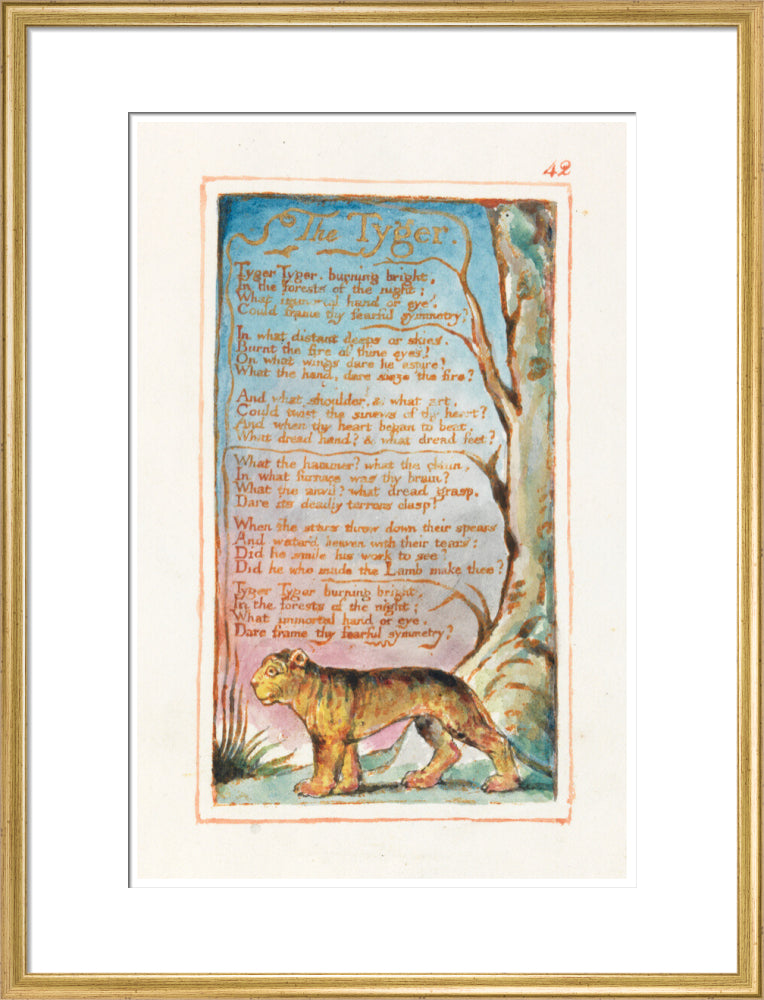 The Tyger - Art print