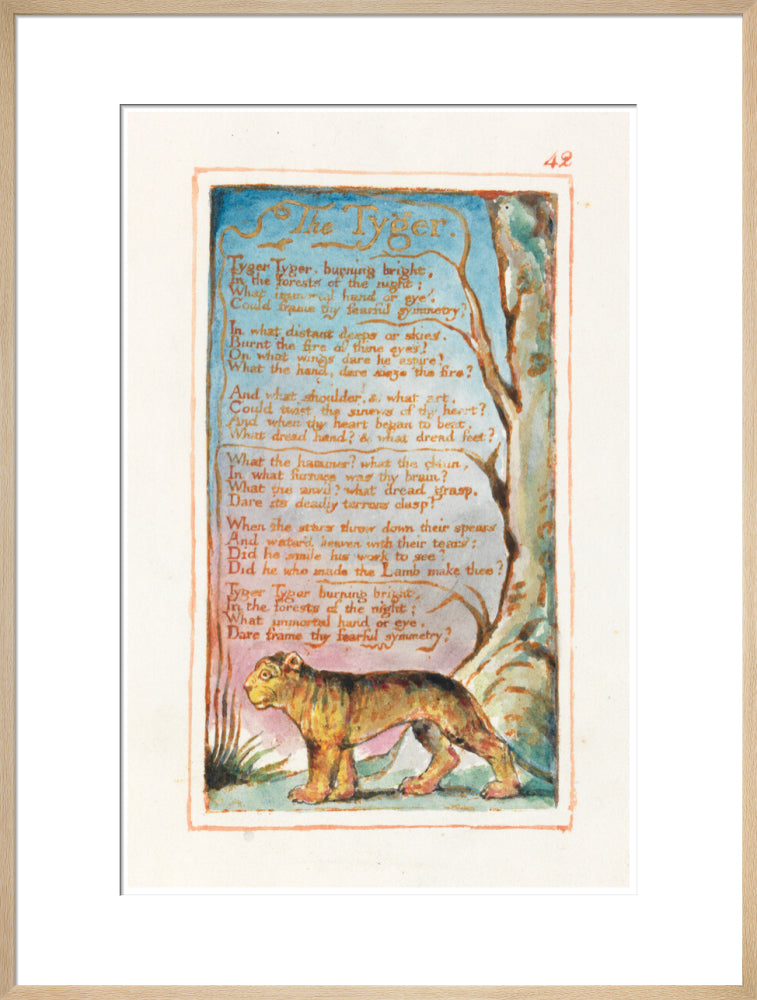 The Tyger - Art print