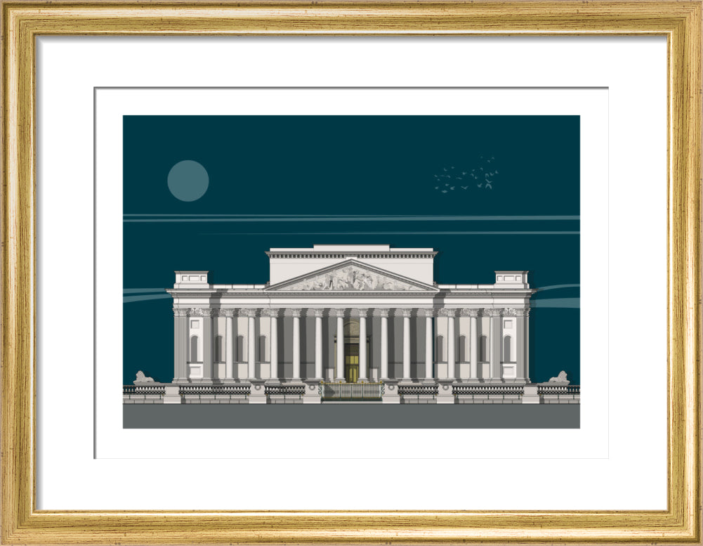 Fitzwilliam Museum Founder's Entrance - Art print