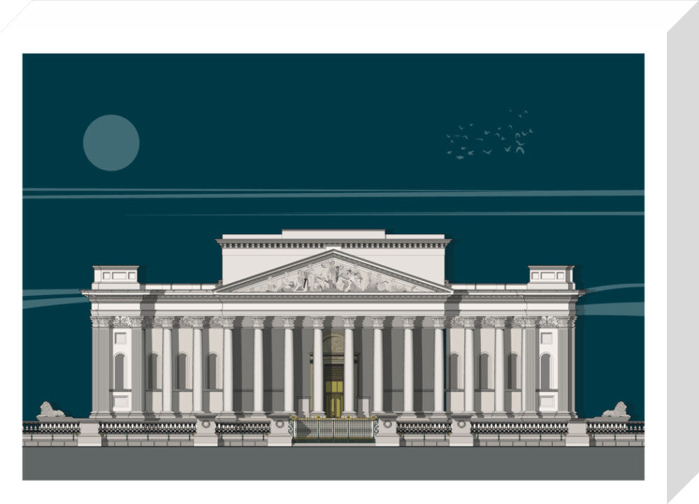 Fitzwilliam Museum Founder's Entrance - Art print