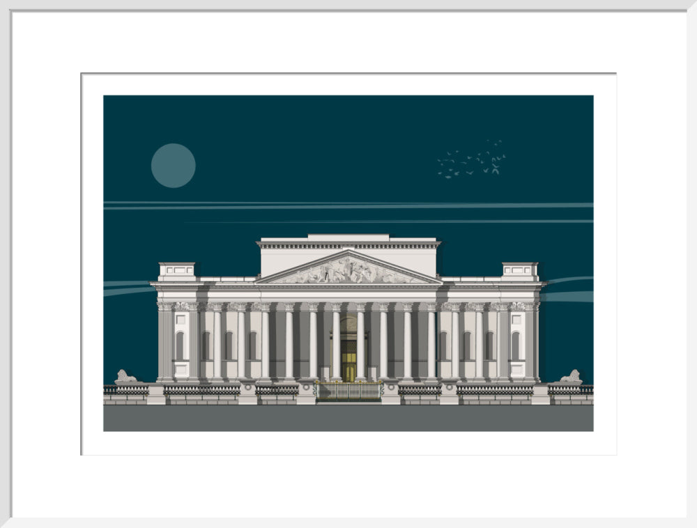 Fitzwilliam Museum Founder's Entrance - Art print