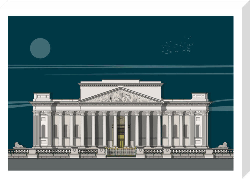 Fitzwilliam Museum Founder's Entrance - Art print