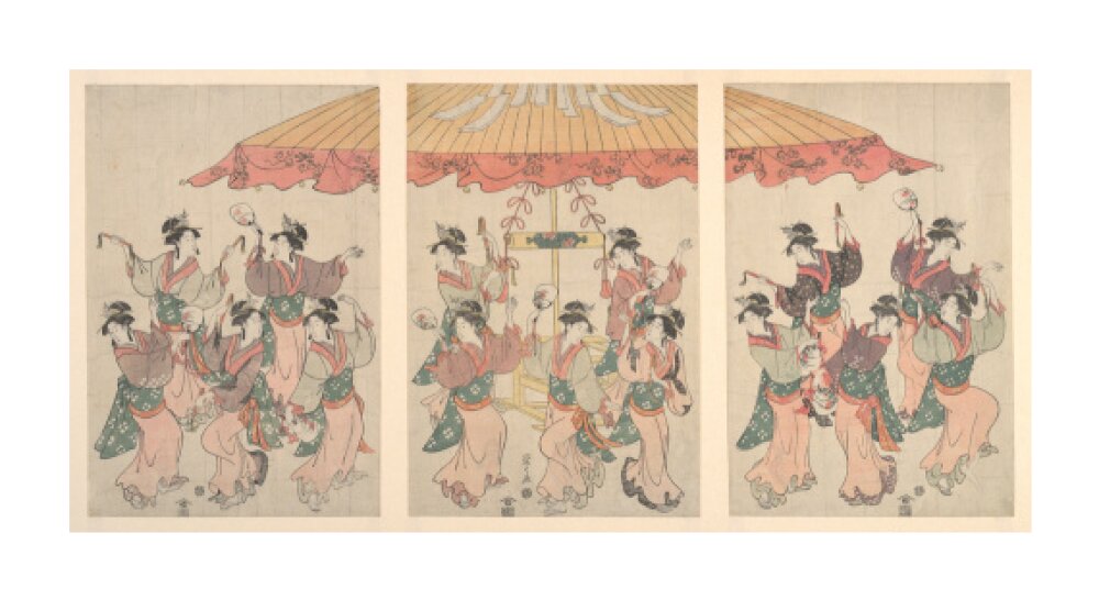 The Sumiyoshi Dance - Art print