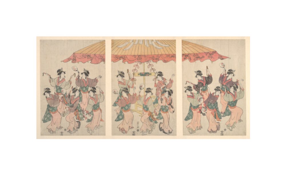 The Sumiyoshi Dance - Art print