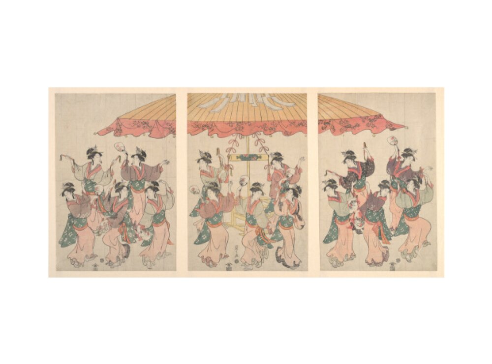 The Sumiyoshi Dance - Art print