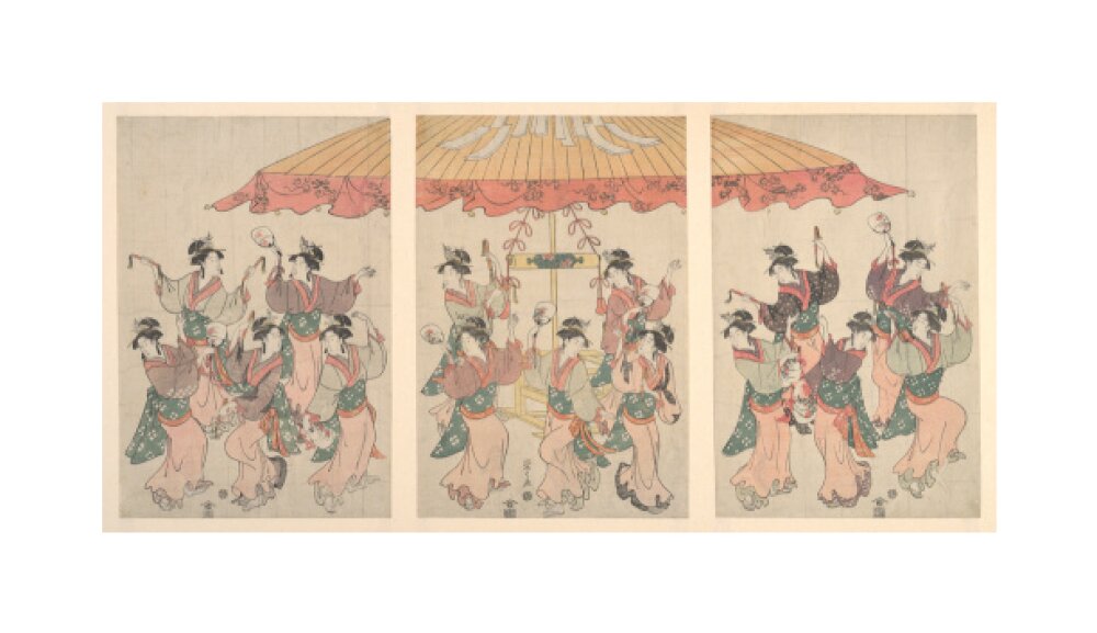The Sumiyoshi Dance - Art print