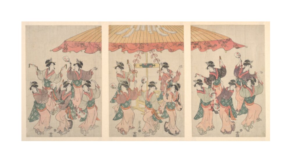 The Sumiyoshi Dance - Art print