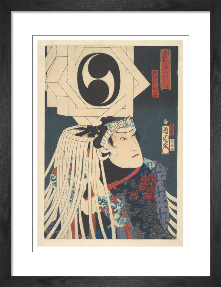 Kawarasaki Gonjûrô I as a tattooed fireman - Art print