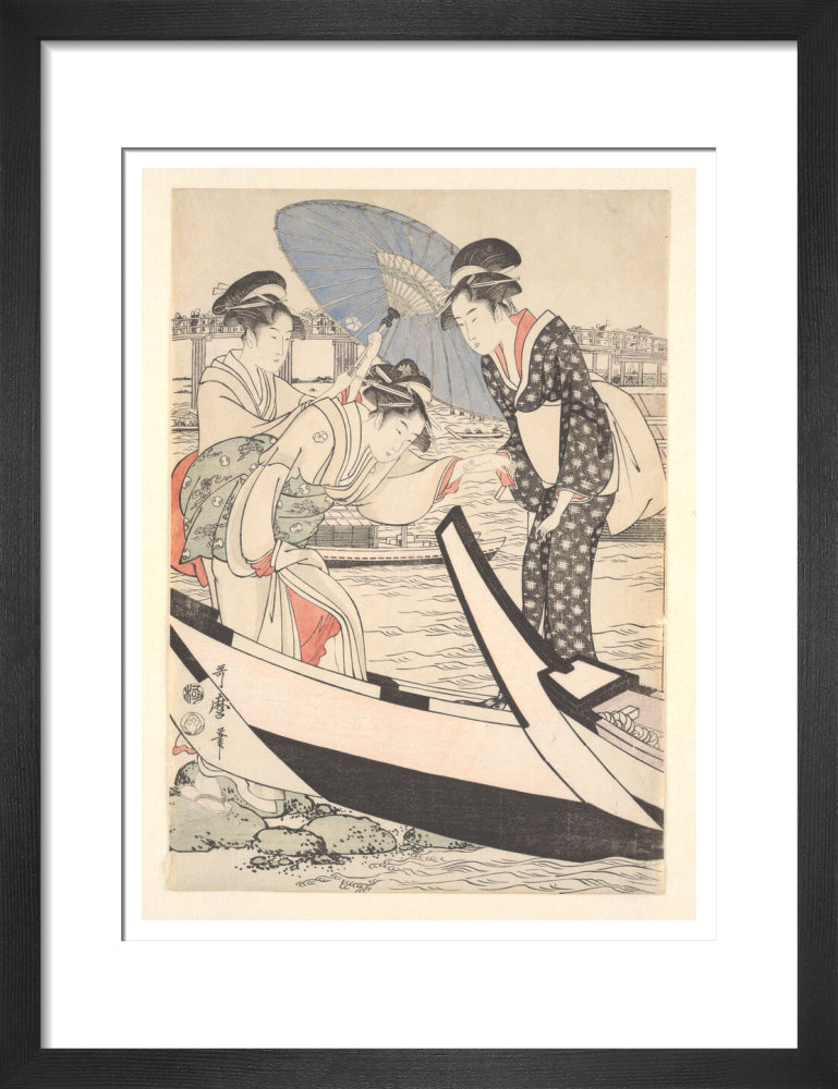 Boating on the Sumida - Art print