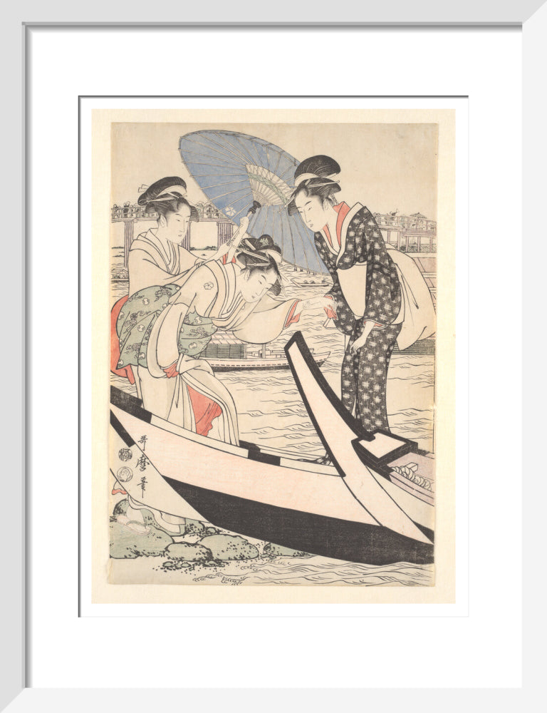Boating on the Sumida - Art print