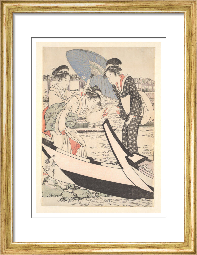 Boating on the Sumida - Art print