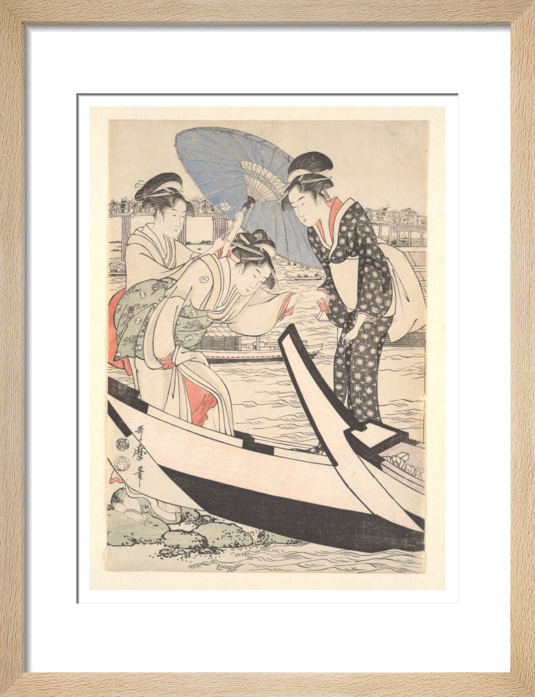Boating on the Sumida - Art print