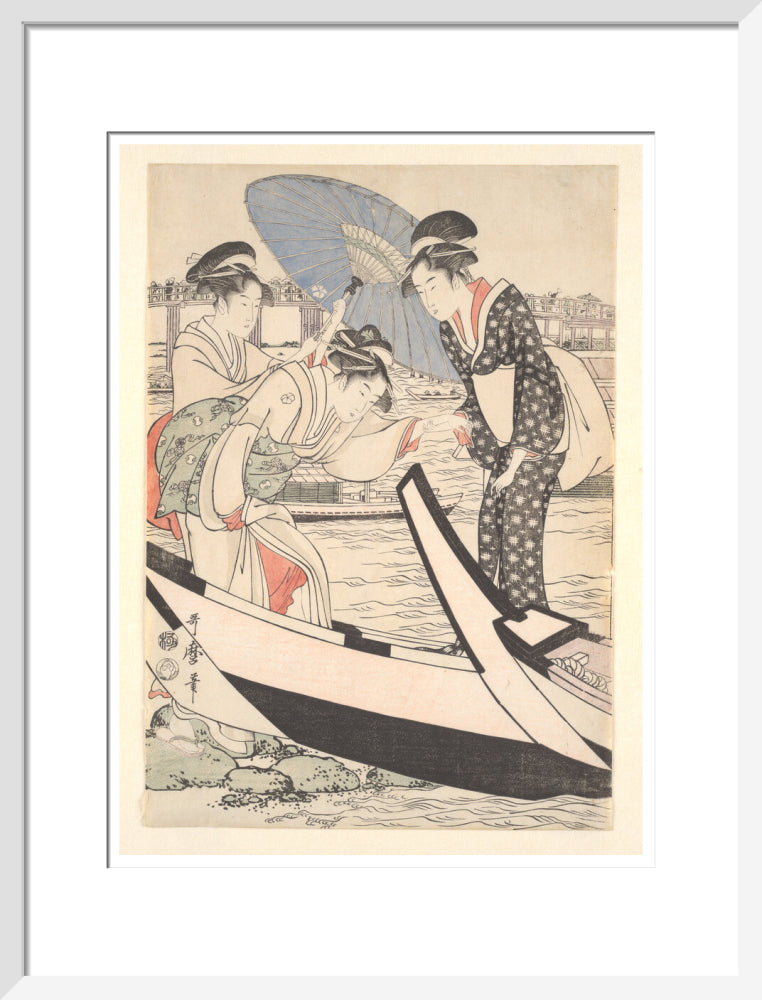 Boating on the Sumida - Art print