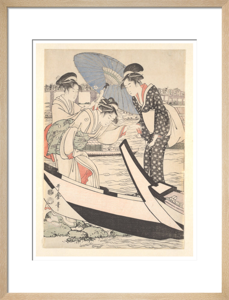 Boating on the Sumida - Art print