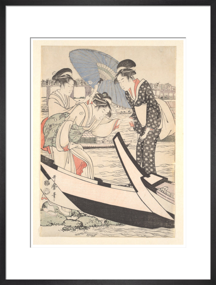 Boating on the Sumida - Art print