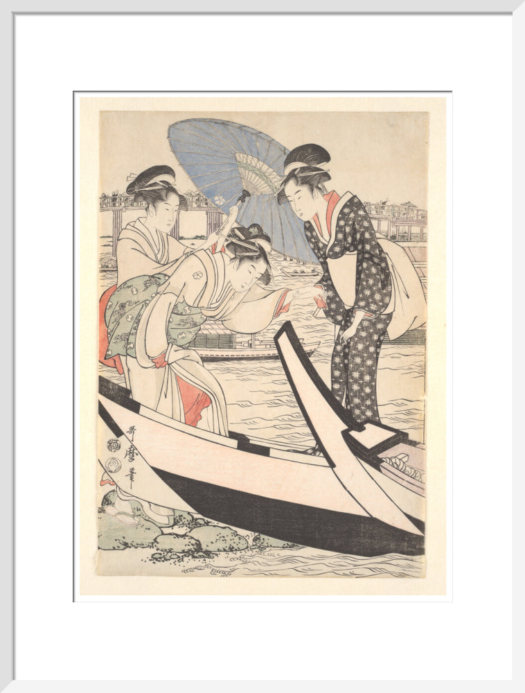 Boating on the Sumida - Art print
