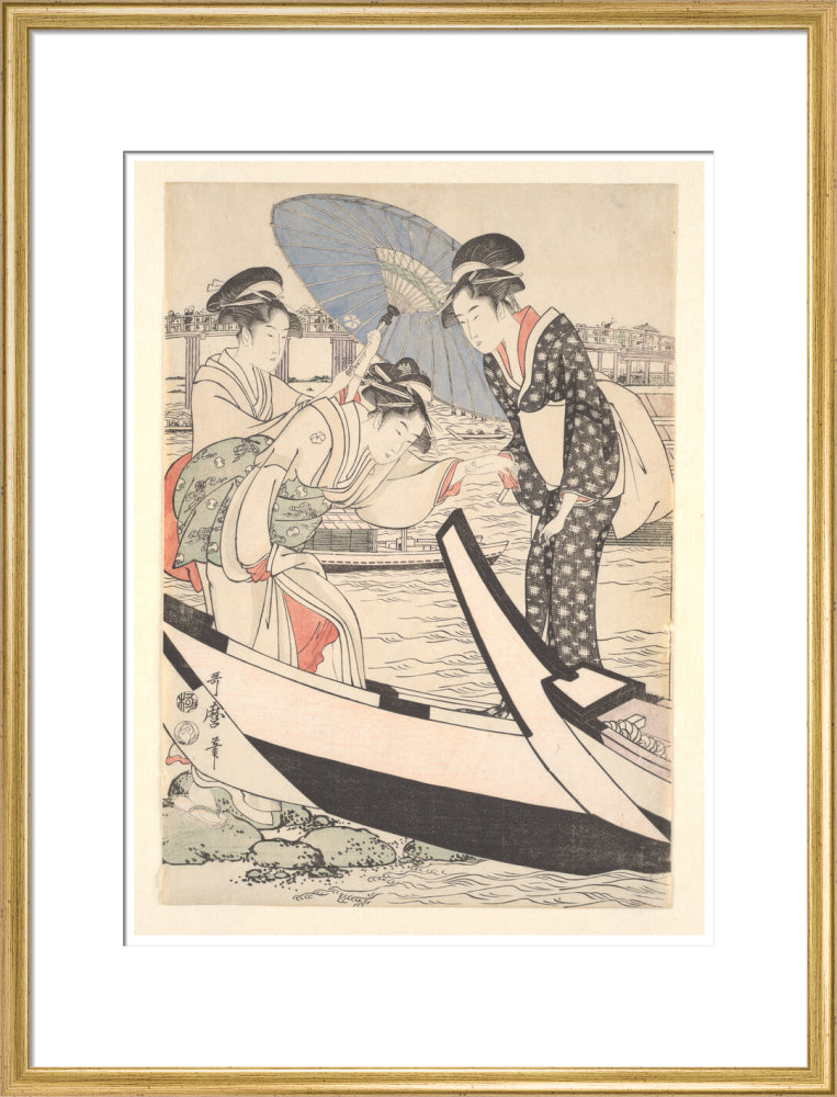 Boating on the Sumida - Art print