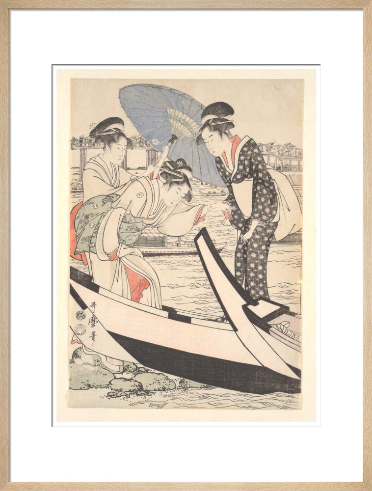 Boating on the Sumida - Art print