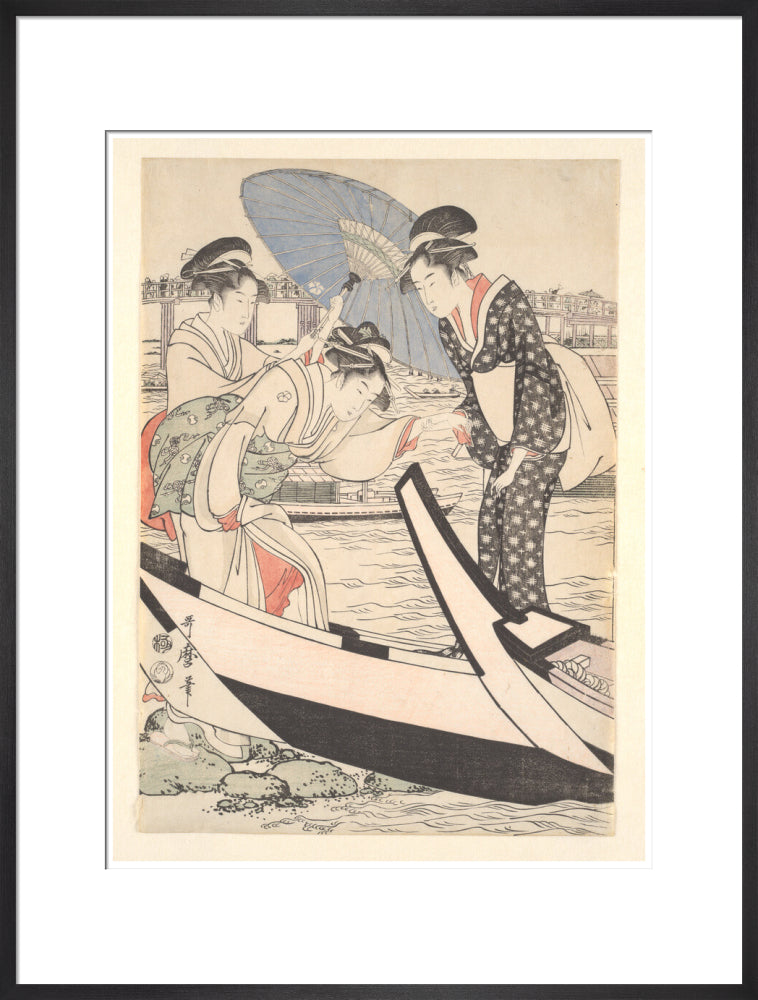 Boating on the Sumida - Art print