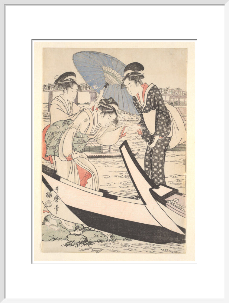 Boating on the Sumida - Art print