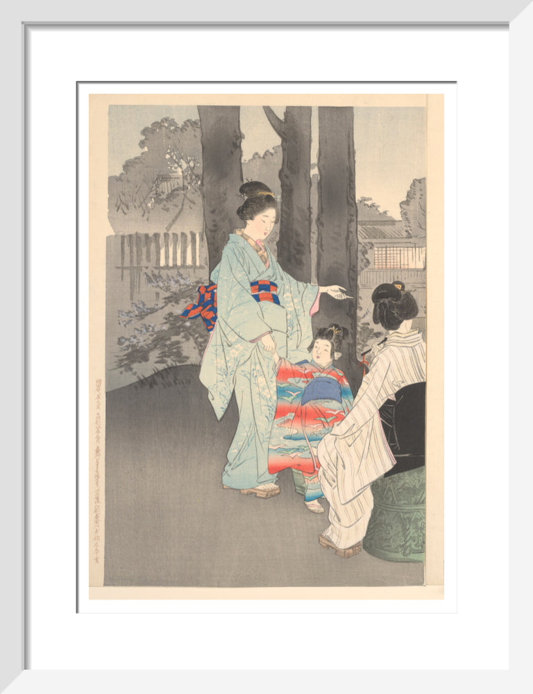 Bushclover at Ryoganji temple - Art print
