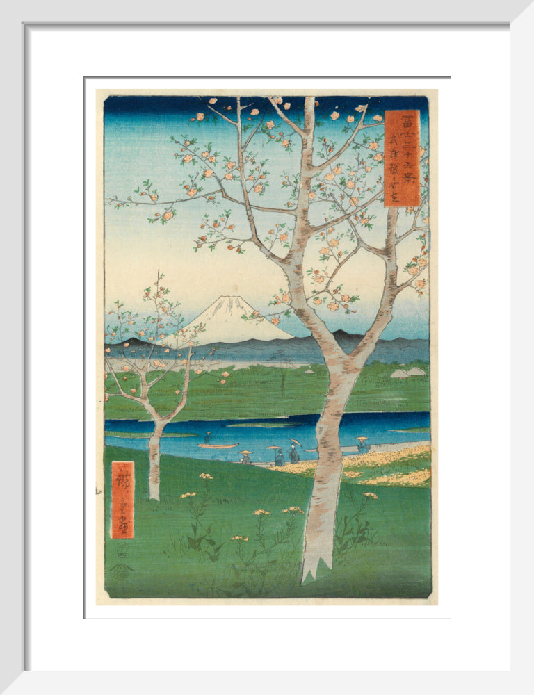 Fuji from Koshigaya - Art print