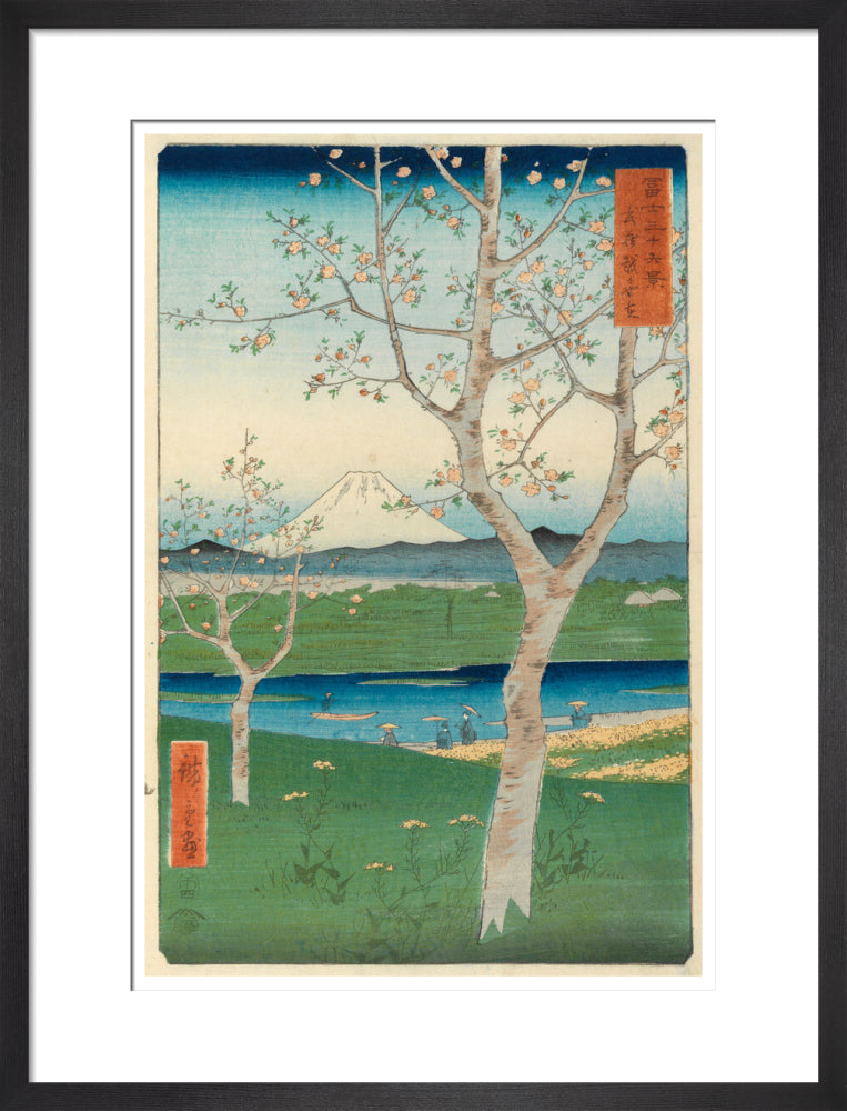 Fuji from Koshigaya - Art print