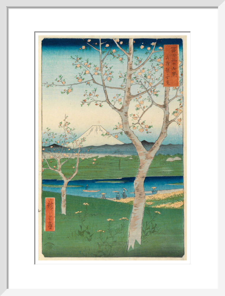 Fuji from Koshigaya - Art print