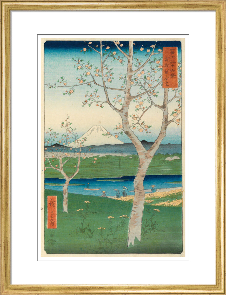 Fuji from Koshigaya - Art print