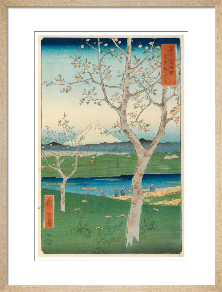 Fuji from Koshigaya - Art print