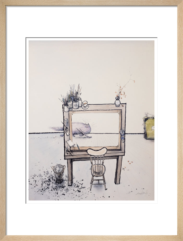 The Model - Art print